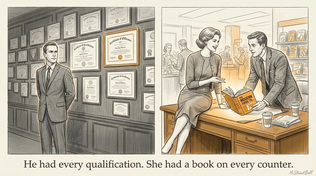 The Most Qualified Person in the Room Rarely Wins the Client