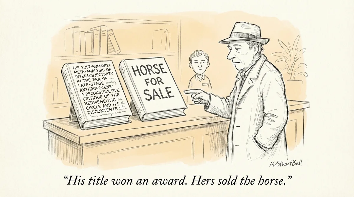 Be Clear, Not Clever