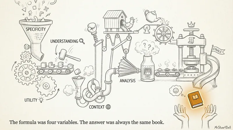 The Book Equation: A Framework for Conversation-Starting Books