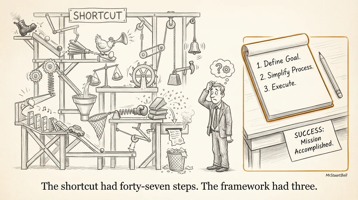 Shortcuts Are Bad. Frameworks Are Good.
