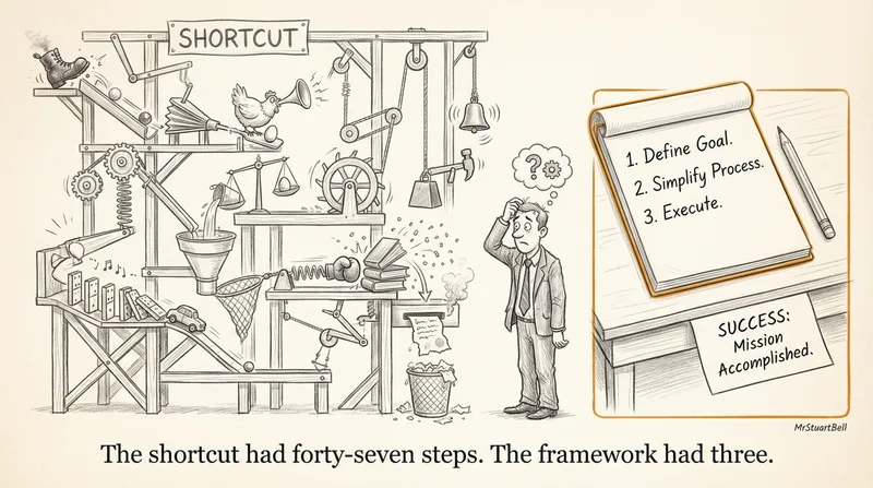 Shortcuts Are Bad. Frameworks Are Good.