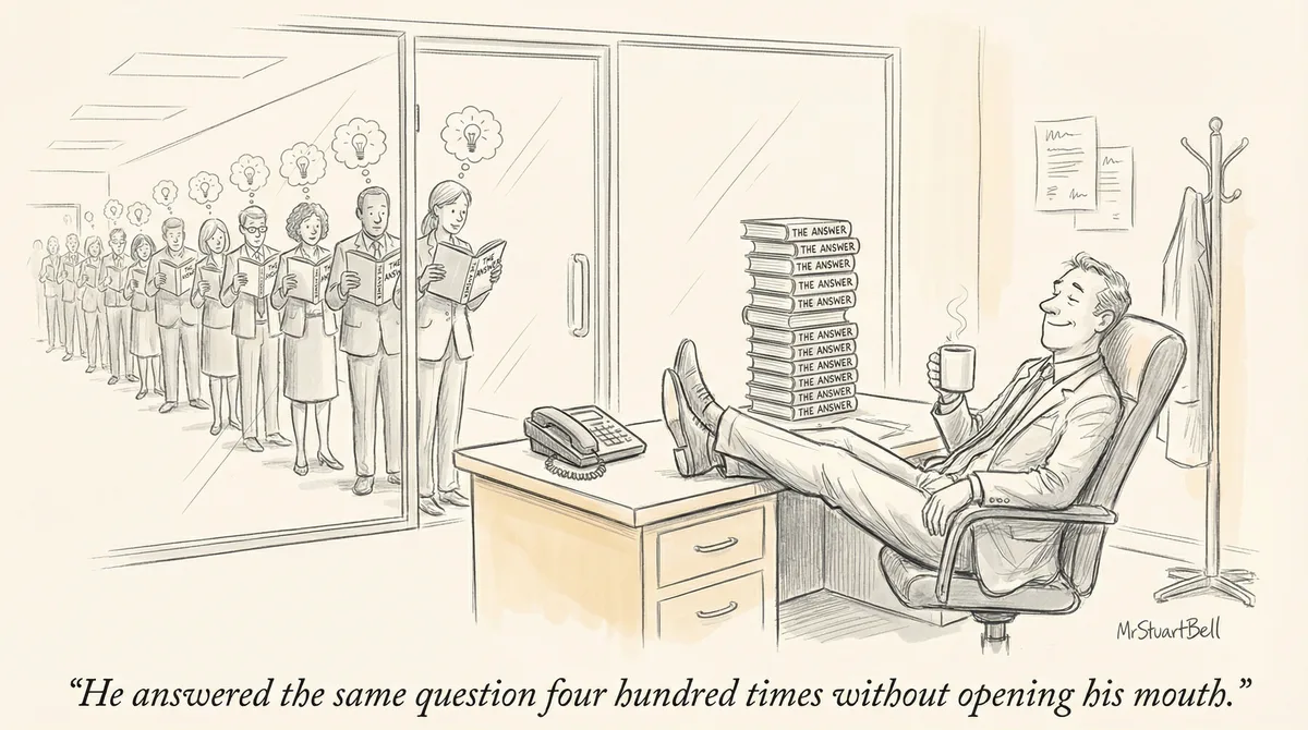 The Hidden Efficiency Win of Having a Book