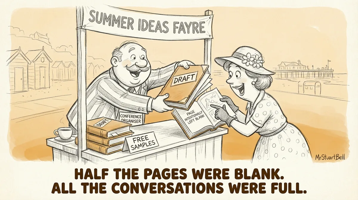 Use Your Unfinished Book to Start Better Conversations