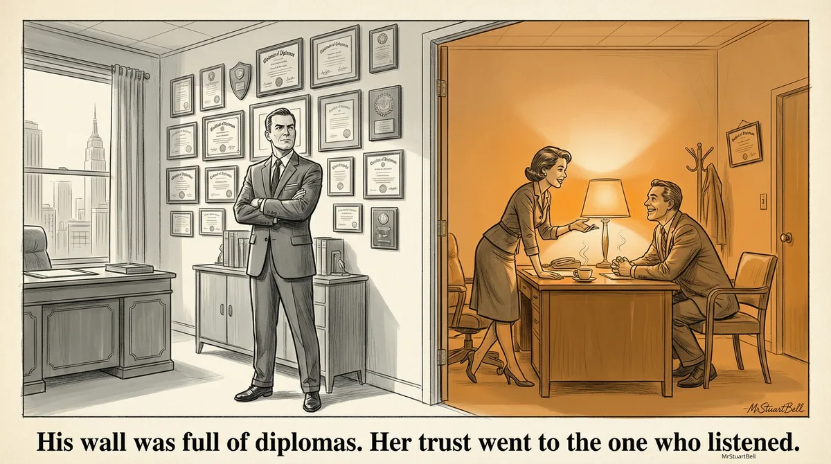 Nobody Checks Your Pilot's License. Stop Leading With Credentials.