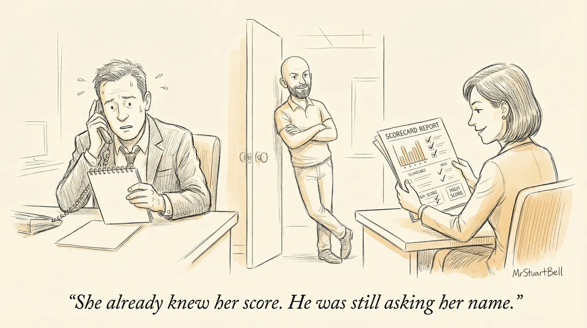 The Scorecard Closes Before You Pick Up the Phone