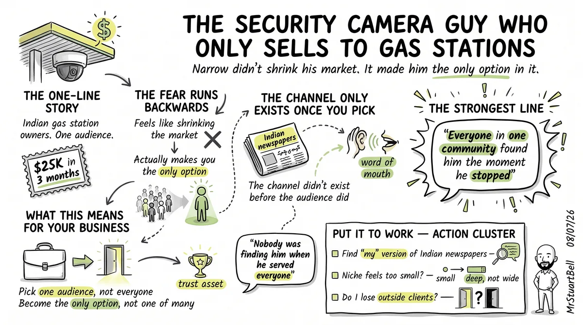The Security Camera Guy Who Only Sells to Gas Stations