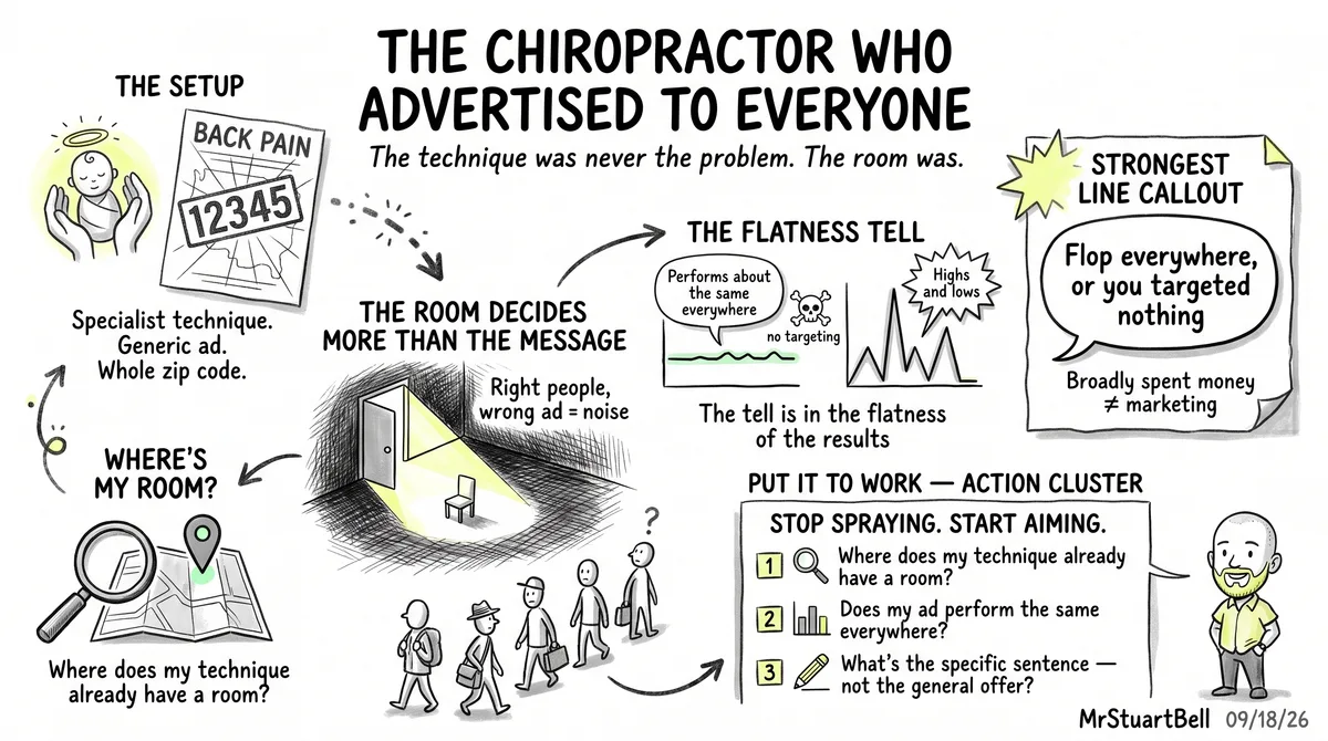 The Chiropractor Who Advertised to Everyone