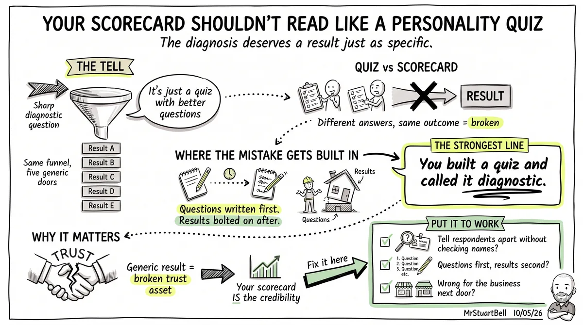 Your Scorecard Shouldn't Read Like a Personality Quiz