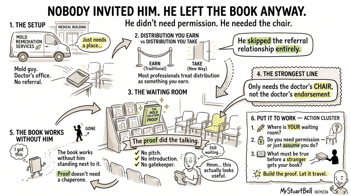 Nobody Invited Him. He Left the Book Anyway.