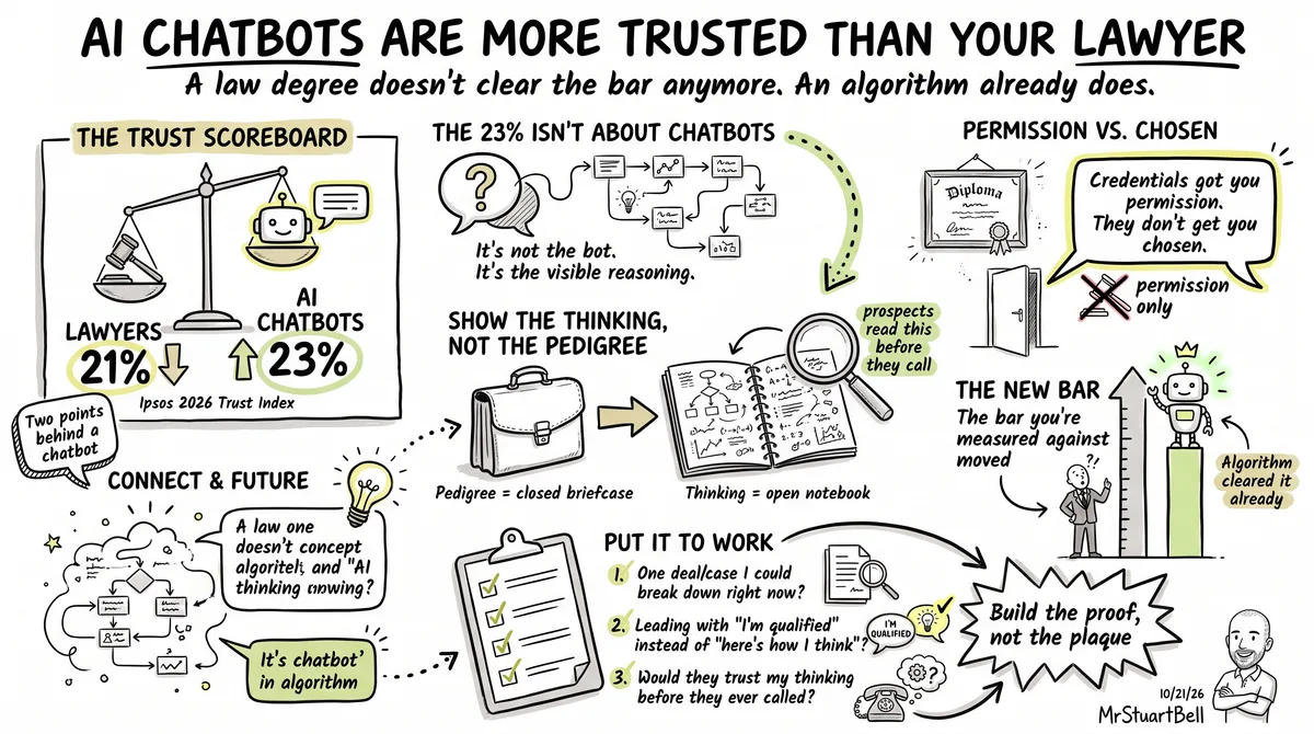 AI Chatbots Are More Trusted Than Your Lawyer