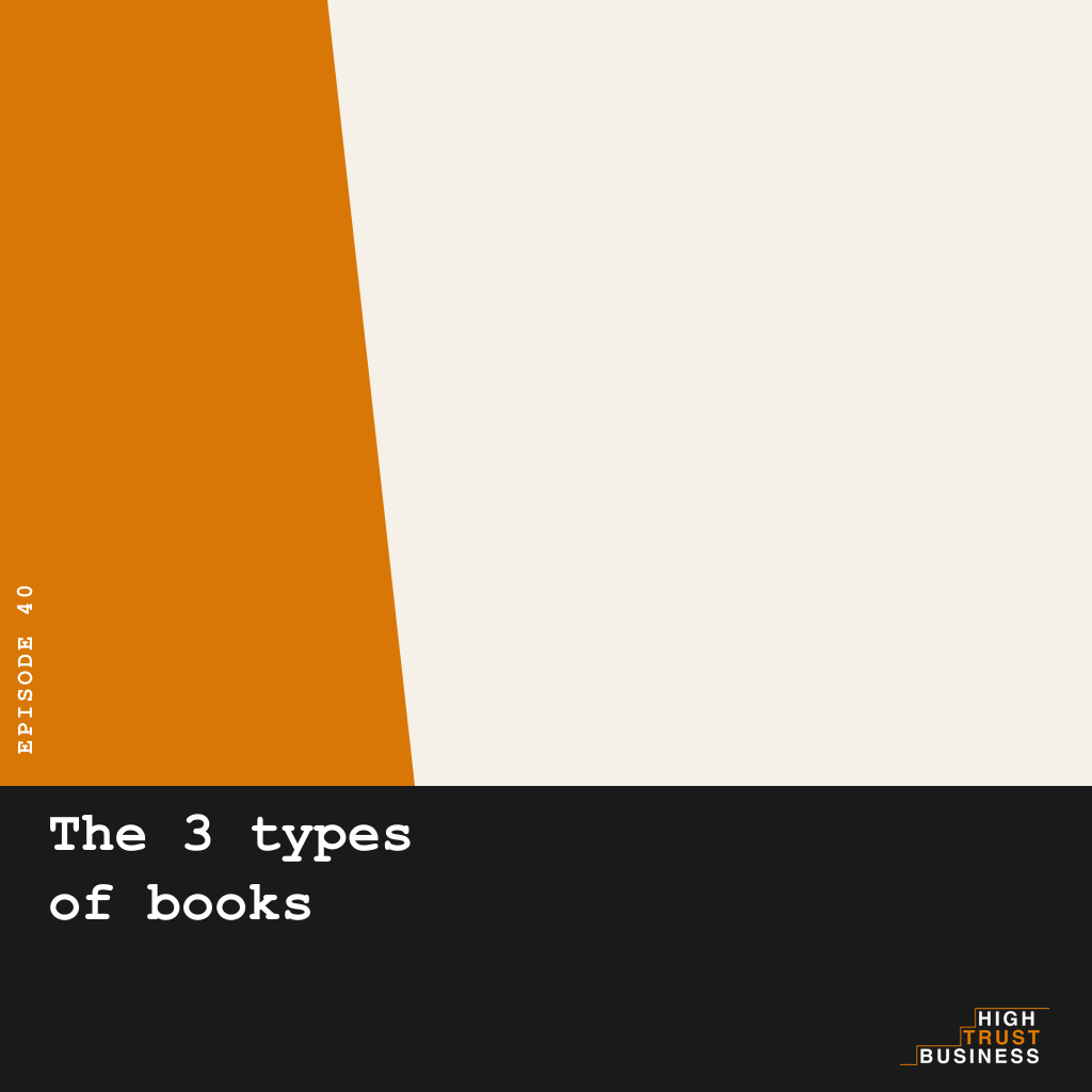The 3 types of books - Ep:040 episode artwork